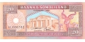 Somaliland 20 1996 UNC P-3/b